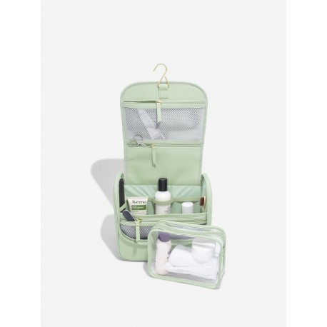 STACKERS SAGE GREEN HANGING WASHBAG