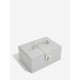 STACKERS CLASSIC TWO TONE JEWELLERY BOX PEBBLE GREY