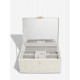 STACKERS CLASSIC TWO TONE JEWELLERY BOX LINEN/OATMEAL