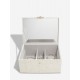 STACKERS CLASSIC TWO TONE JEWELLERY BOX LINEN/OATMEAL