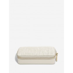 STACKERS LINEN/OATMEAL MID-SIZE TRAVEL BOX