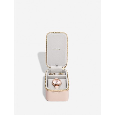 STACKERS WEEKENDER TRAVEL JEWELLERY & WATCH BOX BLUSH PINK